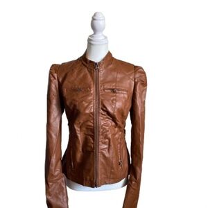New Look Brown Leather Jacket